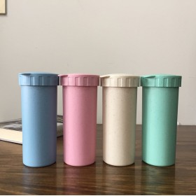 선물 공급업체 깨지지 않는 맞춤형 밀짚 물병