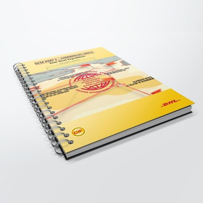 DHL 브랜드 선물이 포함된 맞춤형 인쇄 노트북